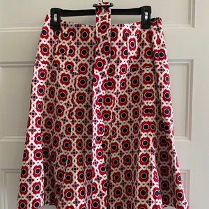 Falda Roja estampada Camille La Vie